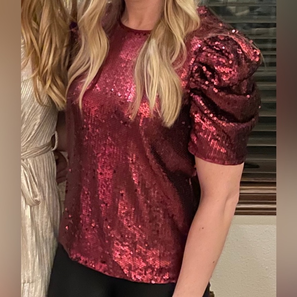 Sequin top